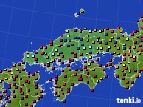 2019年11月12日の中国地方のアメダス(日照時間)