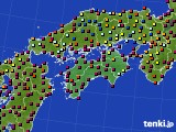 2019年11月12日の四国地方のアメダス(日照時間)