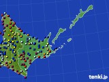 2019年11月12日の道東のアメダス(日照時間)