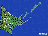 2019年11月12日の道東のアメダス(風向・風速)