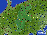 長野県のアメダス実況(日照時間)(2019年11月13日)