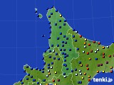 2019年11月14日の道北のアメダス(日照時間)