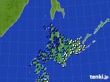 北海道地方のアメダス実況(気温)(2019年11月14日)