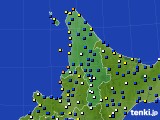 2019年11月14日の道北のアメダス(風向・風速)