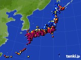 2019年11月16日のアメダス(日照時間)