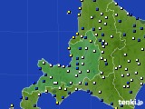 道央のアメダス実況(風向・風速)(2019年11月16日)