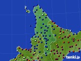 2019年11月17日の道北のアメダス(日照時間)