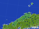 島根県のアメダス実況(日照時間)(2019年11月17日)