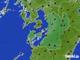 熊本県のアメダス実況(日照時間)(2019年11月17日)