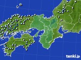 近畿地方のアメダス実況(降水量)(2019年11月18日)