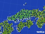2019年11月18日の中国地方のアメダス(日照時間)