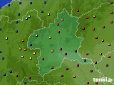 群馬県のアメダス実況(日照時間)(2019年11月18日)