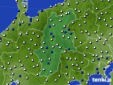 長野県のアメダス実況(風向・風速)(2019年11月18日)