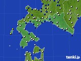 道南のアメダス実況(風向・風速)(2019年11月18日)