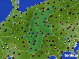 長野県のアメダス実況(日照時間)(2019年11月19日)