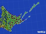 道東のアメダス実況(日照時間)(2019年11月19日)