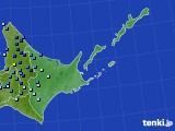 道東のアメダス実況(積雪深)(2019年11月20日)