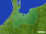 富山県のアメダス実況(日照時間)(2019年11月20日)