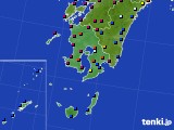 鹿児島県のアメダス実況(日照時間)(2019年11月21日)