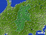 長野県のアメダス実況(気温)(2019年11月21日)