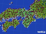 近畿地方のアメダス実況(日照時間)(2019年11月23日)