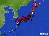 2019年11月23日のアメダス(日照時間)