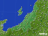 新潟県のアメダス実況(気温)(2019年11月23日)