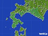2019年11月23日の道南のアメダス(風向・風速)