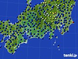 2019年11月24日の東海地方のアメダス(日照時間)