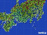 2019年11月26日の東海地方のアメダス(日照時間)