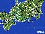 東海地方のアメダス実況(風向・風速)(2019年11月26日)