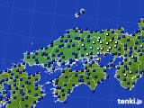 中国地方のアメダス実況(日照時間)(2019年11月27日)