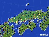中国地方のアメダス実況(日照時間)(2019年11月28日)