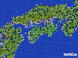 2019年11月28日の四国地方のアメダス(日照時間)