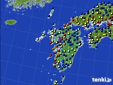 九州地方のアメダス実況(日照時間)(2019年11月28日)