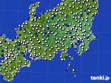 2019年11月28日の関東・甲信地方のアメダス(風向・風速)
