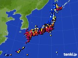 アメダス実況(日照時間)(2019年11月29日)