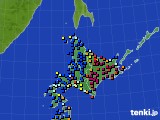 2019年11月30日の北海道地方のアメダス(日照時間)