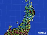 東北地方のアメダス実況(日照時間)(2019年11月30日)