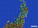 東北地方のアメダス実況(日照時間)(2019年11月30日)