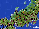 2019年11月30日の北陸地方のアメダス(日照時間)