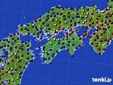 四国地方のアメダス実況(日照時間)(2019年12月01日)