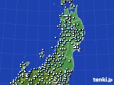 東北地方のアメダス実況(降水量)(2019年12月02日)