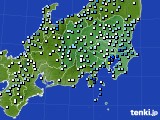 関東・甲信地方のアメダス実況(降水量)(2019年12月02日)