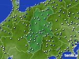 長野県のアメダス実況(降水量)(2019年12月02日)