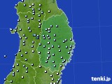 岩手県のアメダス実況(降水量)(2019年12月02日)