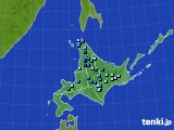 北海道地方のアメダス実況(積雪深)(2019年12月02日)