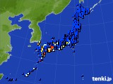 アメダス実況(日照時間)(2019年12月02日)