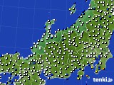 2019年12月02日の北陸地方のアメダス(風向・風速)