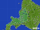 道央のアメダス実況(風向・風速)(2019年12月02日)
